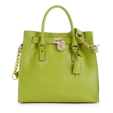 michael kors hamilton bag green|michael kors hamilton satchel bag.